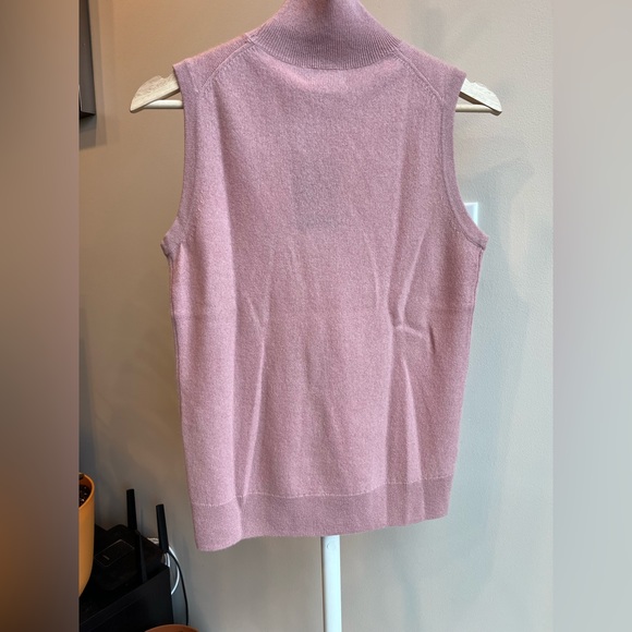 NWT Size S cashmere sleeveless sweater - Picture 4 of 9